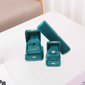 Premium Velvet Jewelry <b>Box</b> <b>Ring</b> Pendant Necklace Double Bracelet Packaging <b>Box</b> Jewelry Light Luxury Earring <b>Box</b> - Product Image 3