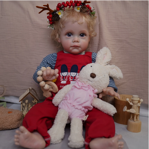 Muñeca Bebé <span class=keywords><strong>Reborn</strong></span> de Vinilo Suave de 22 Pulgadas, 58 cm, <span class=keywords><strong>Cuerpo</strong></span> Completo, Realista, Juguete de Moda para Recién Nacidos, Modelo DIY para Niños - Product Image 2