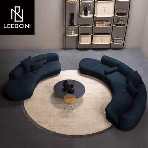 منتج إيطالي راقي جديد أثاث غرفة المعيشة أريكة حديثة منحنية وحدات طقم <span class=keywords><strong>baxter</strong></span> - Product Image 1
