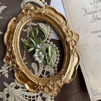 Bros Pin Daun Tanaman Hijau Retro Bunga Mutiara untuk Hadiah Perhiasan Kerah Wanita