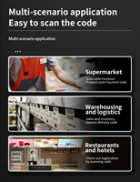 Scanner OEM du fabricant pour codes 1D / 2D / QR, scanner de codes-barres filaire portable avec un bon prix