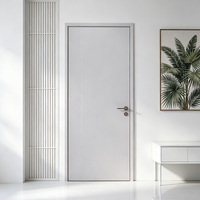 Portes en bois massif modernes QI TAI, résistantes à la pression, isolation acoustique, utilisation extérieure pour hôtels, garantie de 3 ans