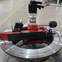 FLP-1000 Machine portable de faceuse de brides à montage interne pour tuyaux de grand diamètre de 40 pouces, pour l'industrie pétrochimique offshore, rainures RTJ