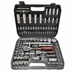108 Stuks Zware Metalen Thuisreparatieset Inclusief Hamerschroevendraaiers Meetlint Draagbare Gereedschapskist Voor Oem - Product Image 1