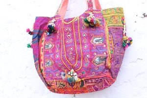 Bolso Tote Banjara Personalizado de Alta Calidad, Bolso de Hombro Bordado a Mano con Flores, Gran Capacidad, Forro de Algodón Ligero - Product Image 2