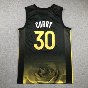 2025 New Styles und Hot Sale Beliebte Basketball Herren bestickt genäht weiß gelb Jersey #30 <span class=keywords><strong>Stephen</strong></span> <span class=keywords><strong>Curry</strong></span> Warriors Jersey
