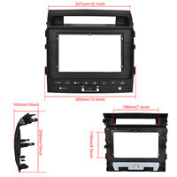 Podofo 10.1 pouces 4 + 64G Android autoradio stéréo Carplay Android Auto pour Toyota Cruiser 2007-2015 IPS DSP GPS RDS