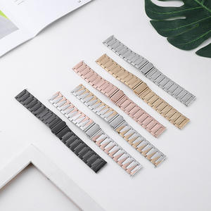 DIY individuell farbige abgeschrägter Rand gewickelt edelstahl-Uhrenschmuck Metallarmband für Smart Watch Samsung Huawei Watch GT3/<span class=keywords><strong>2</strong></span> - Product Image 2