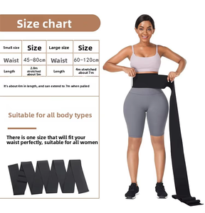 Ceinture <span class=keywords><strong>de</strong></span> maintien sportive extensible 2026 pour femme, <span class=keywords><strong>bande</strong></span> amincissante pour ventre plat et protection abdominale - Product Image 5