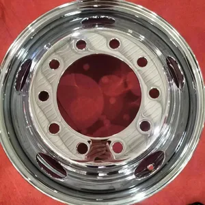 hot selling 22.5x8.25 steel rim truck wheels rim chrome rim tubeless wheels