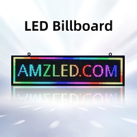 Tablero de mensajes de desplazamiento Digital LED programable a todo Color RGB, tablero de desplazamiento de pantalla, texto en ejecución, Banner LED, señalización Digital