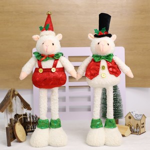 Bambola <span class=keywords><strong>di</strong></span> Peluche a Forma <span class=keywords><strong>di</strong></span> Pecora in Cotone Bianco, Design Moderno, Decorazione Natalizia <span class=keywords><strong>per</strong></span> Interni, Giocattolo <span class=keywords><strong>per</strong></span> Soggiorno <span class=keywords><strong>per</strong></span> Bambini e <span class=keywords><strong>Adulti</strong></span> - Product Image 4