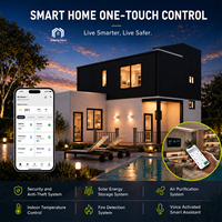 Rumah Villa Mungil Modular Prefab Modern Mewah 1 Kamar Tidur, Rumah Bungalow Prefabrikasi dengan Pod Tidur untuk Proyek Resor Airbnb