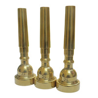 Wholesale Brass Mouthpieces for Trumpet Cornet 3C 5C 7C Gold Silver Effort Saving Design Wind Instrument Accessories
