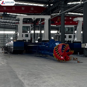 Mini Diesel Cutter Saug strahl bagger Kleines Sand Mining Bagger boot Schiff zum Verkauf - Product Image 1