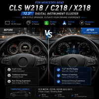 Para Mercedes W218 C218 X218, Panel de Instrumentos LCD, Tablero Digital, Cabina Virtual, Panel Digital Inteligente, Pantalla para el Tablero del Automóvil