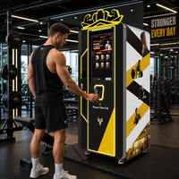 Distributeur automatique de protéines avec écran numérique et mélangeur pour smoothies protéinés – Idéal pour les salles de sport