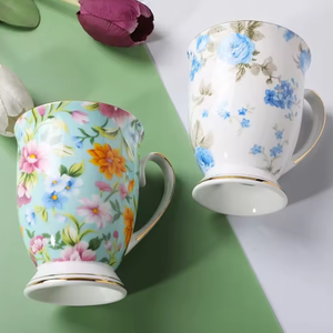 300ML Elegant 300ML Fine Bone China <b>Espresso</b> <b>Cup</b> Porcelain Ceramic Wedding Present Mug Royal Business Gift Coffee <b>Cups</b> - Product Image 2