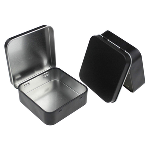 ODM OEM High Quality Custom Tin Box Metal Can Rectangle Hing Flip Cover for Packing <b>Cookies</b> Biscuit Gift Box <b>Tool</b> Tin Can - Product Image 4