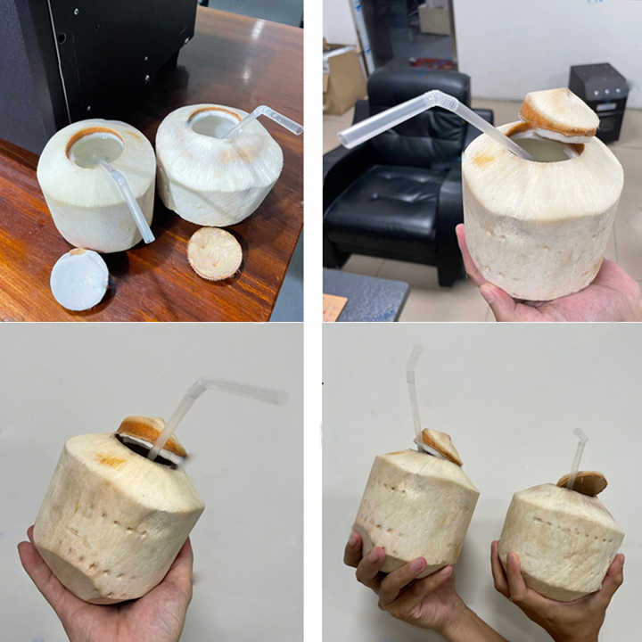 QDMECH New Design Coconut-opener Operate Get the Water Easy Open Fresh Young Tender Coconut Opener Tool for Wholesales