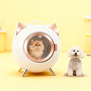 Secador de mascotas de plástico ABS ecológico antibacteriano de lujo de 80L, moderno y fresco para perros y gatos, venta al por mayor después del uso del baño de mascotas - Product Image 1