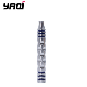 YAQI-cuchillas de doble filo para hombre, maquinilla de afeitar de seguridad de latón cromado con logotipo personalizado - Product Image 1