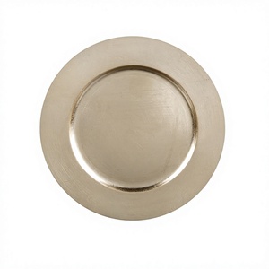 Simple Design Metal Charger <b>Plate</b> With Premium Quality Round Shape Customized Size Under <b>Plate</b> At Lowest Price - Product Image 1