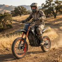 Moto tout-terrain électrique rechargeable avec amortisseurs pour la conduite en ville et en campagne