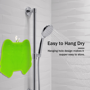 Silikon-Dusch fuß wäscher bürste Kunststoff-Bade bürste zur Bein reinigung und Massage der Fuß zirkulation - Product Image 4