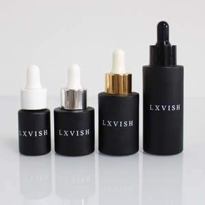 Luxury Cosmetic <b>Dropper</b> <b>Bottle</b> Matte White Black Serum <b>Dropper</b> <b>Bottle</b> 15ml 30ml 50ml 100ml Glass <b>Dropper</b> <b>Bottle</b> with Pipette - Product Image 2