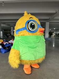 CE Unisex Inflable Felpa Personaje Adulto <span class=keywords><strong>Dibujos</strong></span> <span class=keywords><strong>Animados</strong></span> <span class=keywords><strong>Pollo</strong></span> Gordo Gallo Mascota Disfraces <span class=keywords><strong>Gafas</strong></span> para Promociones Carnavales Fiestas - Product Image 2
