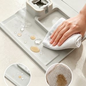 Porte-gobelet multifonctionnel en silicone pour accoudoir de canapé, antidérapant, avec poche de rangement pour boissons, télécommande et collations - Product Image 5