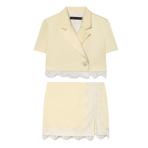 PB&ZA <span class=keywords><strong>Femme</strong></span> 2026 Nouvelle Collection Été – Short <span class=keywords><strong>Chic</strong></span> et Décontracté avec Dentelle, Taille Haute, Couleur Unie pour <span class=keywords><strong>Femme</strong></span> - Product Image 6