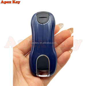 Fundas de Repuesto para Llaves de Alta Calidad en Azul Oscuro para Porsche con Adhesivos para Crear Marcos de Fotos Artísticos - Product Image 4