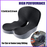 Coussin de siège en mousse à mémoire de forme Coussin de chaise de bureau Protecteur de taille sédentaire avec dossier correcteur de posture pour enfants adultes