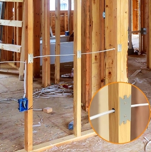 Thép mạ kẽm hình chữ nhật cáp bảo vệ tấm với móng tay bạc gỗ Stud cetl tiêu chuẩn - Product Image 5