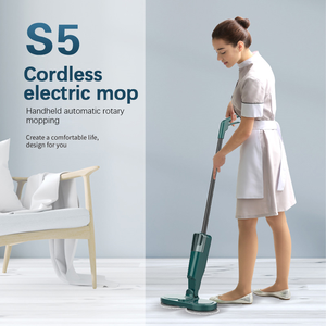 Wireless Electric Smart Mop Automatic Rotation Cleaning Double Head Tray Thickened Mop Dry and Wet Dual Use <strong>Mopping</strong> <strong>Machine</strong> - Product Image 4