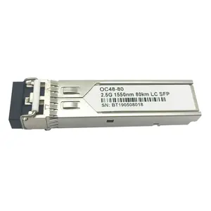 متوافق مع سيسكو العلامة التجارية 1000BASE-EZX160 SFP 1550nm 140 ~ 160 كجم الوحدات البصرية