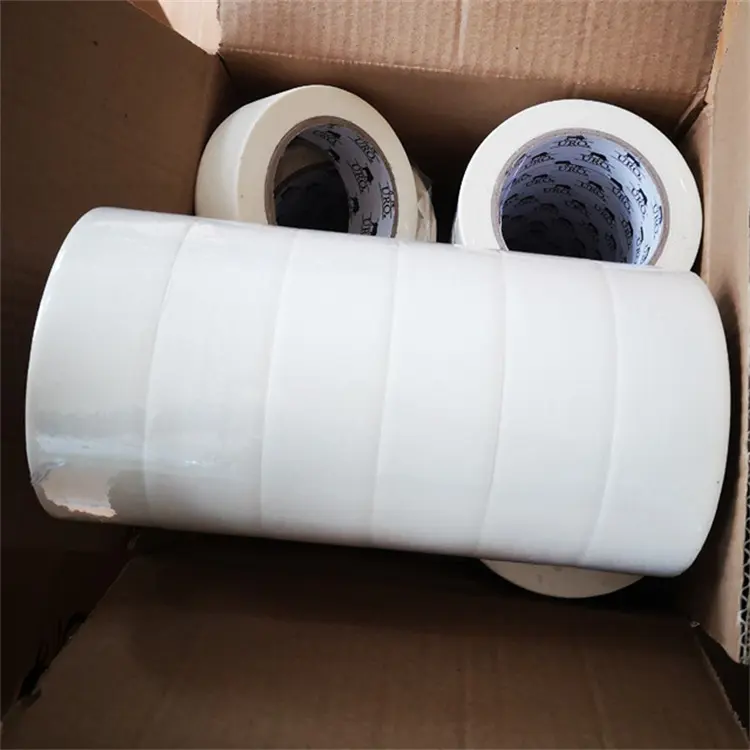 hot sale free delivery to yiwu 60C temperature outdoor use auto painting tape car paint masking tape white paper tape
