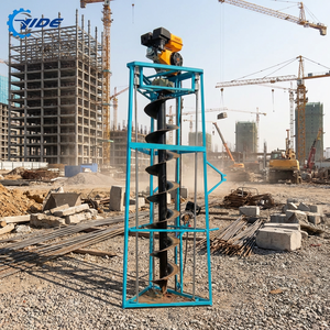 Perceuse de tige de ciment/<span class=keywords><strong>tarière</strong></span> de terre en spirale longue portable à commande <span class=keywords><strong>manuelle</strong></span> - Product Image 1