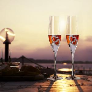 Flûtes à <span class=keywords><strong>champagne</strong></span> Newell en gros, coupe à main, support mural, cristal de luxe, couleur personnalisée, verres à <span class=keywords><strong>champagne</strong></span> pour mariage - Product Image 3