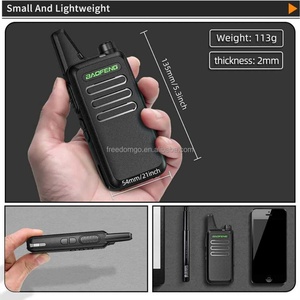 Radio portable sans fil miniature professionnelle Baofeng BF-T20, recharge USB, radio bidirectionnelle - Product Image 4