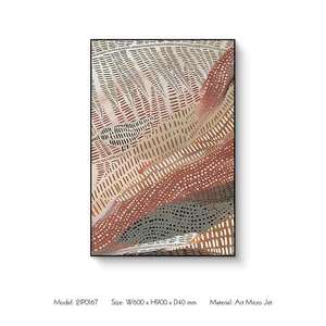 Arte Murale Decorativa con Stampa 3D di Design Trendy per Soggiorno, Accessori per Arredamento Casa, Decorazioni da Parete Incorniciate - Product Image 5