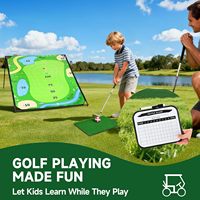 Vente en gros d'usine HW Jeu de golf au chipping Set Steel Frame Portable Family-Fun Target Practice for Indoor/Outdoor