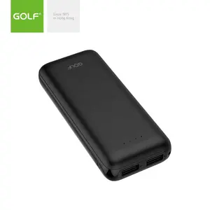 GOLF fabrika üretimi ince güç paketi evrensel elektronik mobil şarj özelleştirilmiş Li polimer mobil güç banka 10000mAh