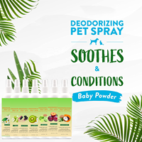 Éliminateur neutralisant d'odeurs de fruits naturels biologiques Spray désodorisant pour chien, parfum désodorisant pour animaux de compagnie déodorant pour chats