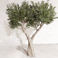 Arbre d'olivier artificiel millénaire de 4m, 5m, 6m, luxueux, grand, de haute qualité, faux, pour la décoration intérieure et extérieure, pour aménagement paysager