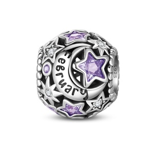 Nuevo Colgante de Cuentos de Hadas, El Principito, con Cuentas de Zirconia y Diseño de Zorro Lunar, Accesorio de Joyería DIY para Mujer, Chapado en Cobre y Plata - Product Image 6