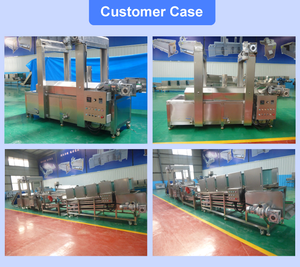Freidora Industrial Eléctrica Continua de Acero Inoxidable para Hacer Patatas Fritas y <span class=keywords><strong>Donuts</strong></span>, Línea de Producción de Cebollas Fritas de Grado Alimenticio - Product Image 6