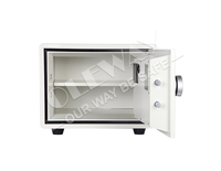 Coffre-fort numérique LCD blanc mini ETL résistant au feu 1 heure, anti-effraction, en acier, pour maison et hôtel